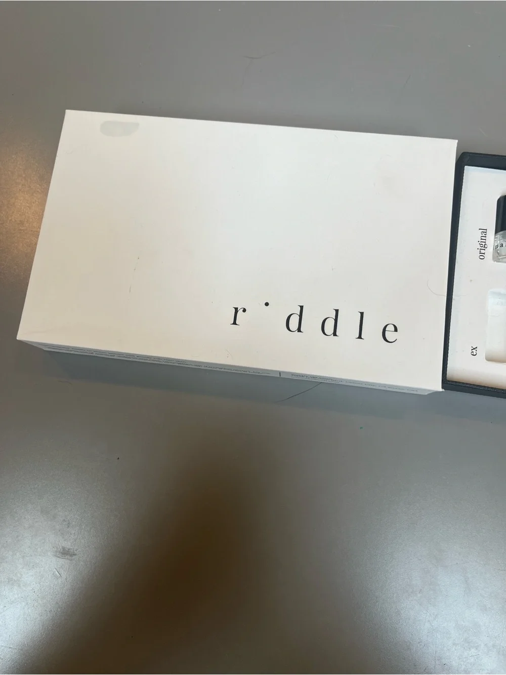 Riddle oil sample